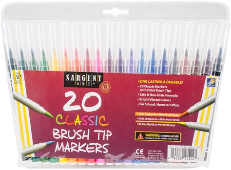 Classic Brush Tip Markers 20/Pkg- - Walmart.com