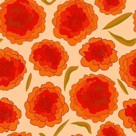 Grandes Capullos De Rosas De Patrones Sin Fisuras Vector Premium