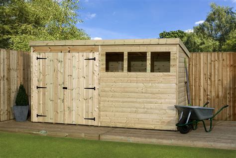 Empire 4500 Pent Garden Shed 12x4 Great Value Buy Now