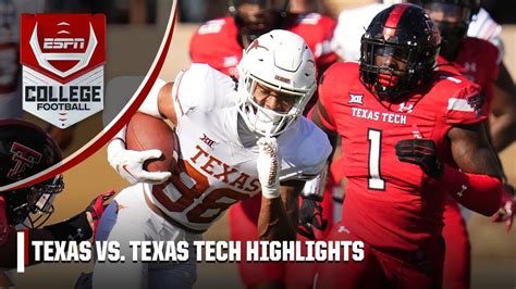 Texas Longhorns Vs Texas Tech Red Raiders Full Game Highlights Youtube