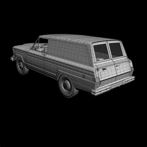 Jeep Wagoneer Panel Delivery 3d Model Cgtrader