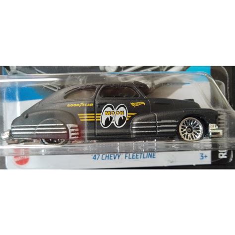 Hot Wheels Chevy Fleetline Mooneyes Preto Rod Squad Shopee Brasil