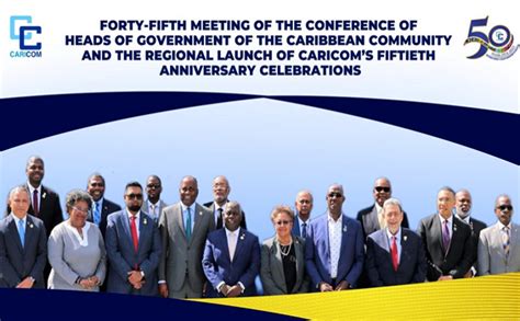 Sknvibes Th Caricom Heads Of Government Meeting Opens Today