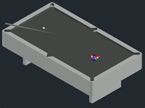 Mesa De Bilhar Em Autocad Baixar Cad 10735 Kb Bibliocad