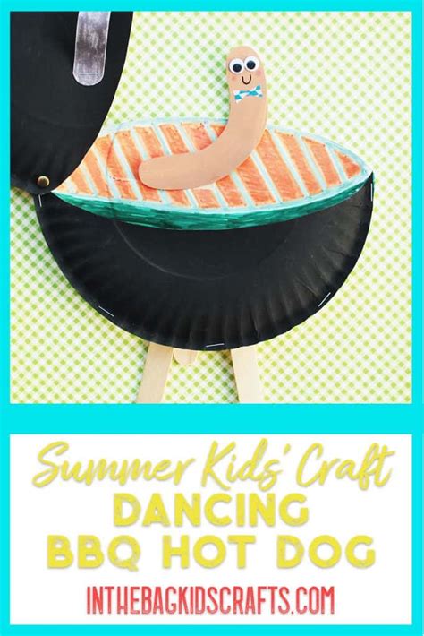 Dancing Hot Dog On The Bbq Kids Craft • In The Bag Kids Crafts