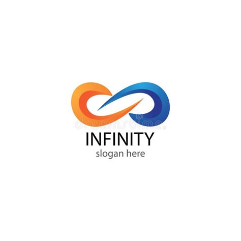 ícone Vetor De Logotipo Infinito Ilustração Stock Ilustração de