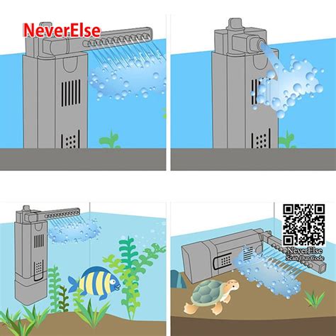 Аквариум тихий внутренний фильтр регулируемый спрей от дождя УФ ...