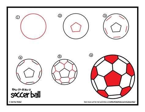 easy soccer ball drawing  getdrawings