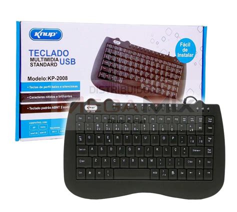 Mini Teclado Multim Dia Usb Kp Knup