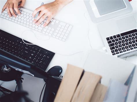 picture laptop computer internet technology hand office