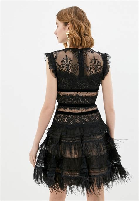 Платье Rich Naked цвет черный MP XW MPQ купить в интернет магазине Lamoda