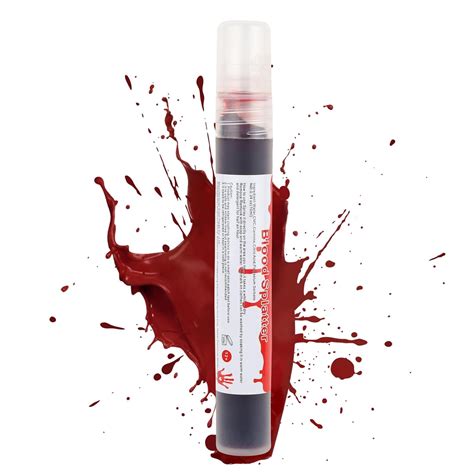 Amazon.com : Go Ho Blood Splatter Fake Blood Makeup(0.35 oz),Halloween ...