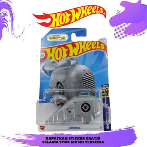 Hot Wheels Grumobile Illumination Minions Silver Screen Time Shopee Philippines