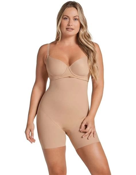 Leonisa On Target Firm Tummy Control Body Shaper Short In Nude MYER