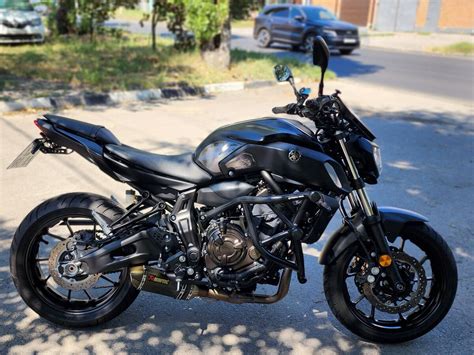 Купить б у Yamaha MT 07 FZ 07 инжектор 6 передач в Ростове на Дону чёрный naked bike 2019