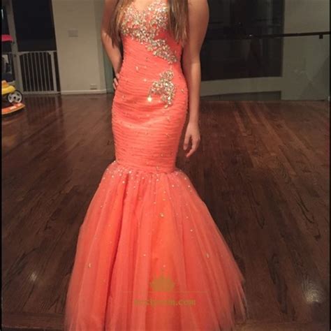 Pink Beaded Embellished Halter Floor Length A Line Tulle Prom Dress