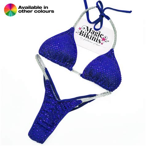 Quick Ship Bikini No 194 NPC Lycra With Connectors Magic Bikinis Custom Competition Suits
