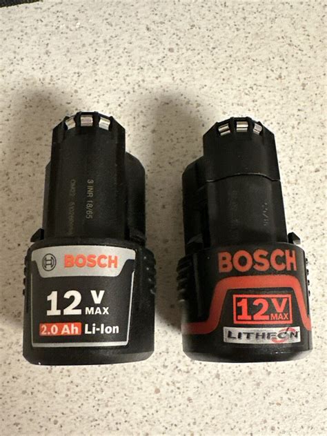 Genuine Bosch BAT414 BAT411 BC430 10.8V-12V Max 2.0 Ah Lithium Ion ...