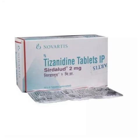 Sirdalud 2mg Tablet At Rs 109box तिज़ानिडाइन टेबलेट In Surat Id