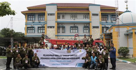 Pln Lubukpakam Gelar Latihan Tanggap Darurat Gempa Dan Kebakaran