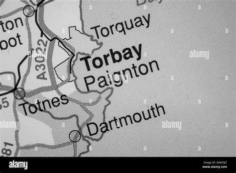 Paignton Map Black And White Stock Photos And Images Alamy