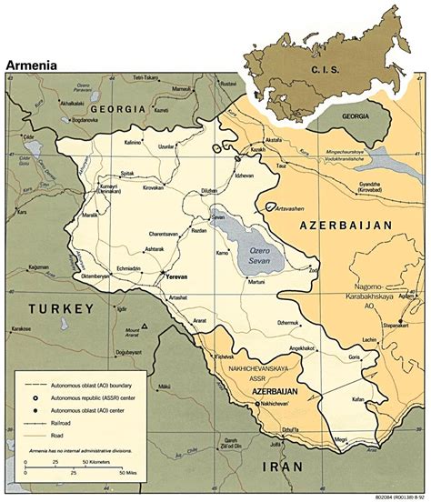 Armenia Maps Printable Maps Of Armenia For Download