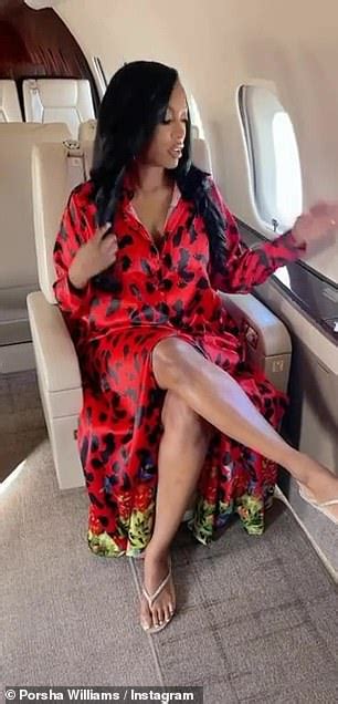 Porsha Williams Jumps Off Boat In Bikini After Embracing Gut And Saying She Hasn T Had