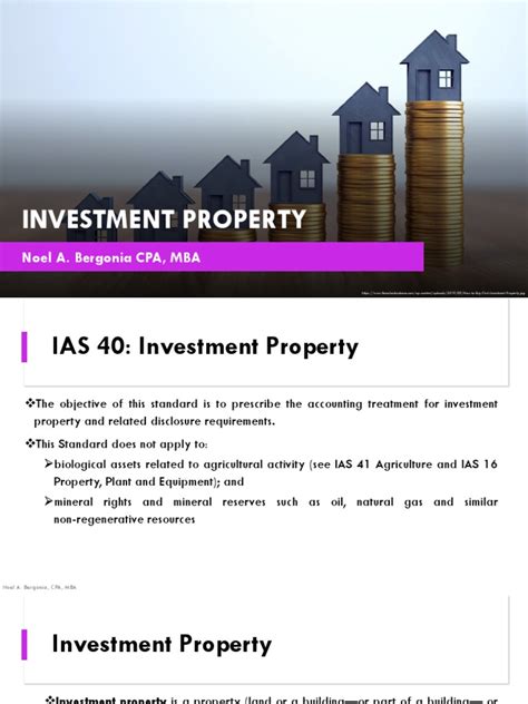 investment properties  international financial reporting