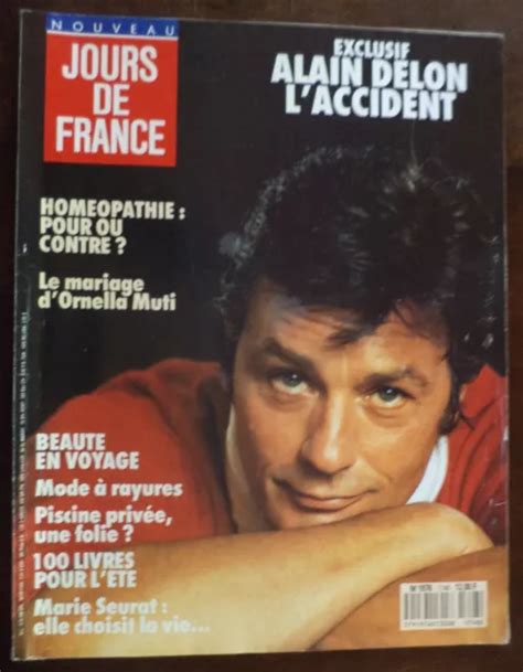 Magazine Jours De France N Alain Delon Muti Kim Wilde