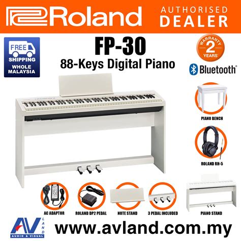 Roland Fp Key Digital Piano Home Package With Piano Bench Rh