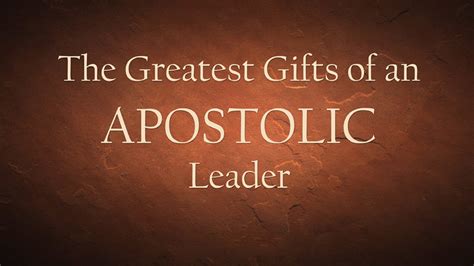 The Tings Of An Apostolic Leader Acts 25 Northwood Temple