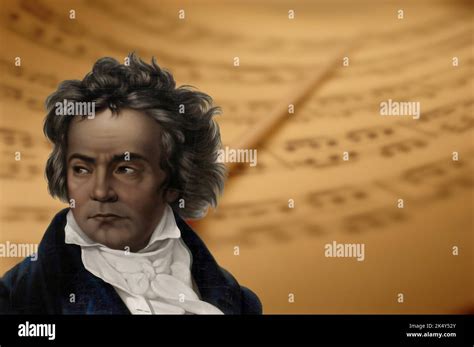 Ludwig Van Beethoven Stock Photo Alamy