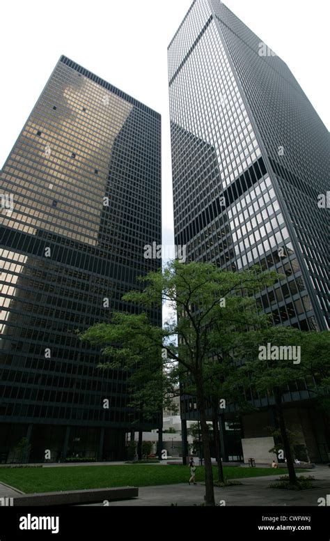 Toronto - The skyscrapers of the Toronto Dominion Centre Stock Photo ...