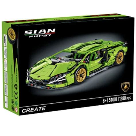 Ламборджини 1280 деталей - Конструктор Bela