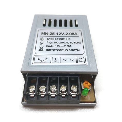 Блок питания 12В 2.1А MN-25-12 25Вт Mini 80×50×22 мм Compact (ID ...