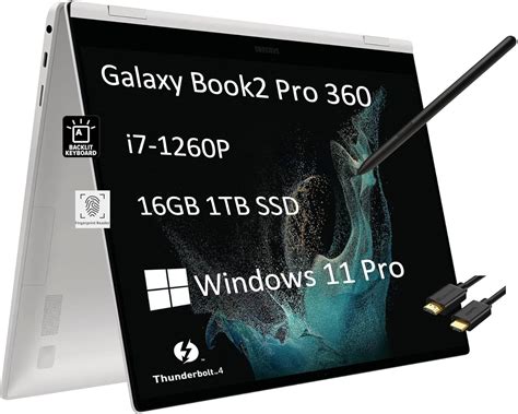 SAMSUNG Galaxy Book Pro 15.6" FHD AMOLED (Intel Core i7-1165G7, 16 GB ...