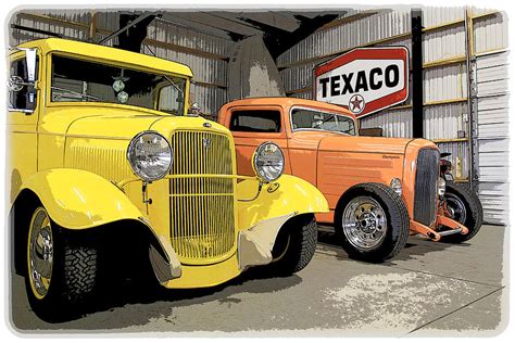 Texaco Garage Photograph By Steve Mckinzie Fine Art America