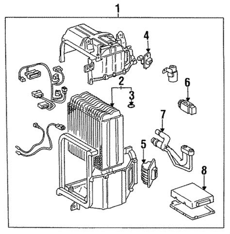 Condenser Compressor And Lines For 1993 Toyota Celica Toyota Parts Center