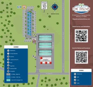 The Palms RV Resort Map - The Palms at Lake Whitney