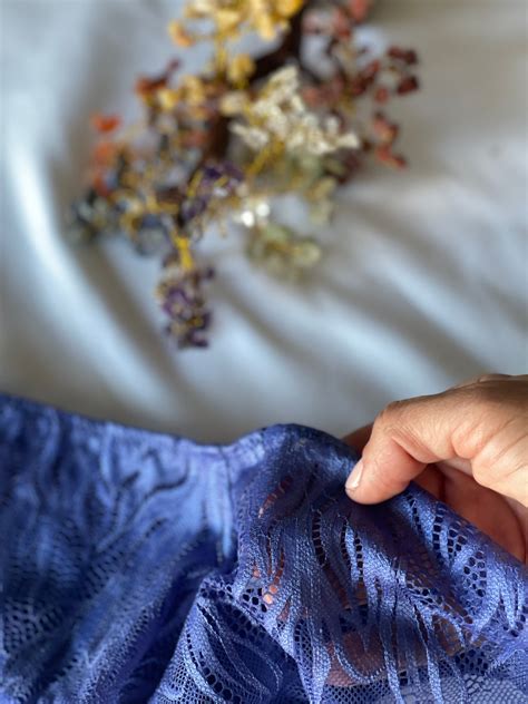 Satin Lace Lingerie Set Etsy