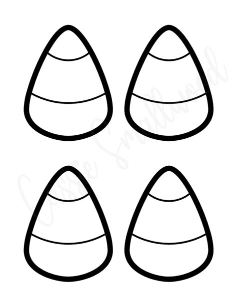 Free Printable Candy Corn Template