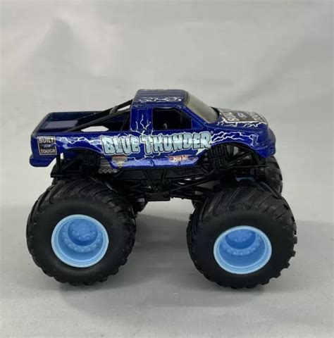 Camion Hot Wheels Blue Thunder Monster Jam Chelle Moul Sous Pression Eur Picclick Fr
