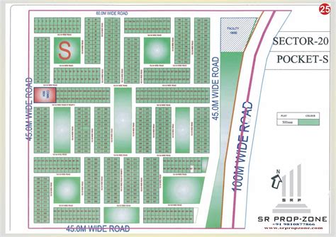 Layout Plan Of Yamuna Expressway Sector 20 Pocket S Hd Map Ecotech