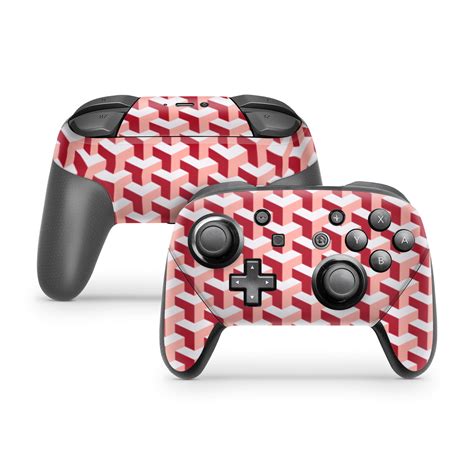 Nintendo Switch Pro Controller Skin Gg Red Cucu Covers