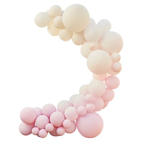 Balloon Arch Garland Nude Blush Pink Pcs Ba The Unique Wedding