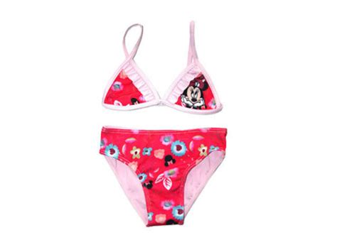 Costume Bikini Mare Piscina Da Bagno Bambina Bimba Disney Minnie Pezzi Italia Magazzini