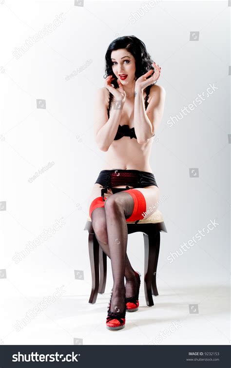 Nude Model Shot Studio Pinup Style Stock Photo Shutterstock