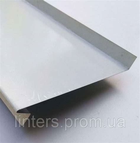 Отлив Металлический Для Цоколя Белый 500мм, цена 162 грн — Prom.ua (ID ...