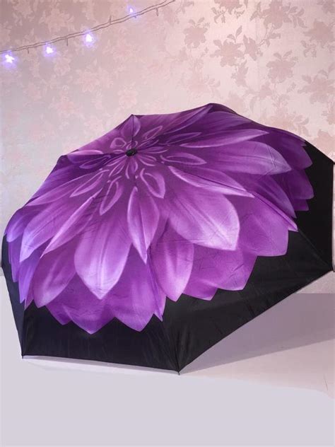 Зонт складной компактный полуавтомат с ярким красочным принтом рисунком ...