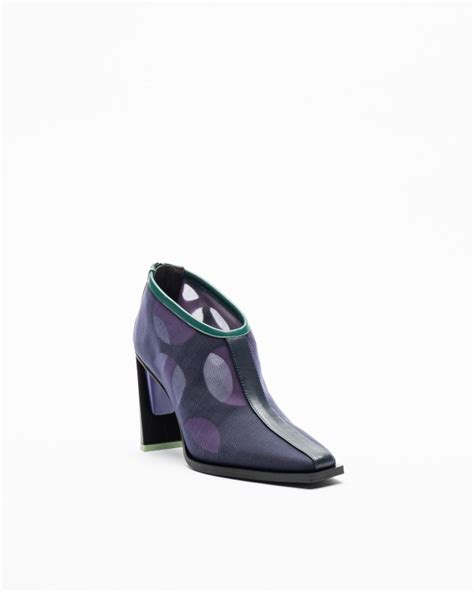 United Nude Zink Mesh Bootie Hi Blue Ankle Boots ZINBOT PROF